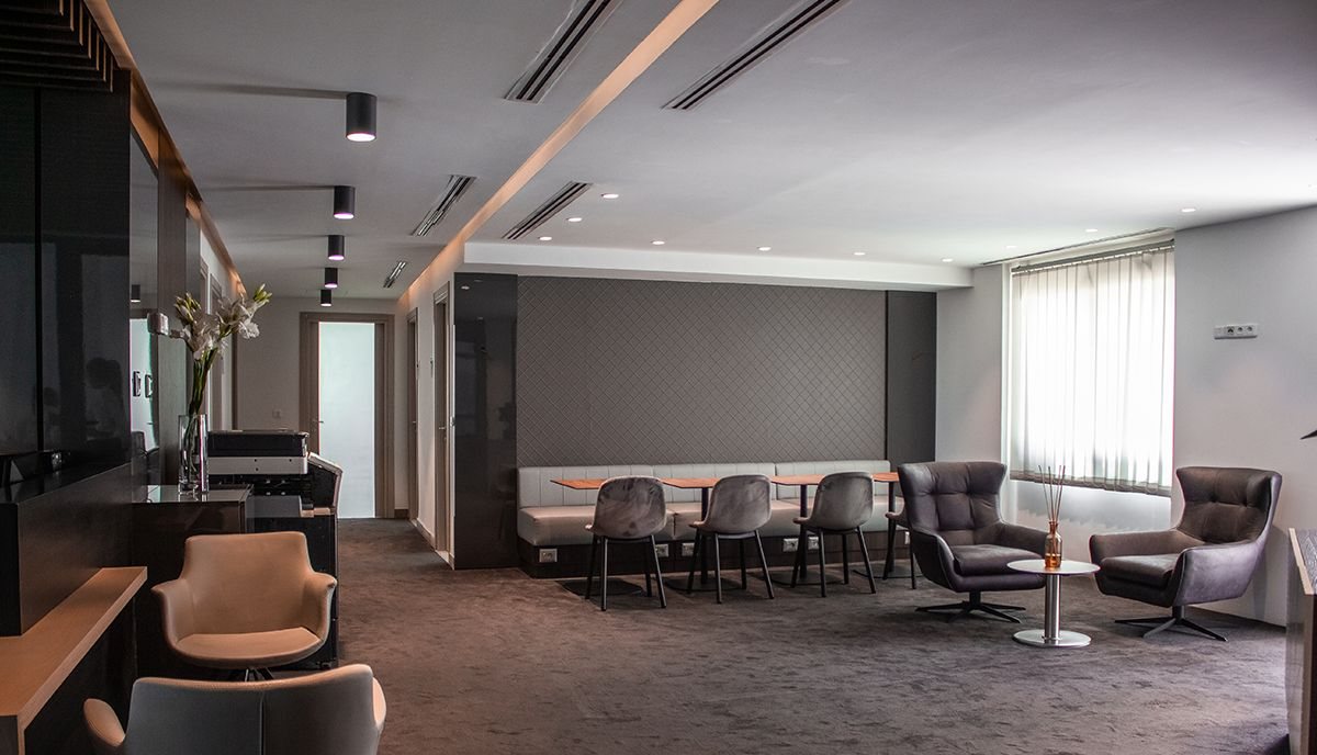L'espace lounge et son coin salon